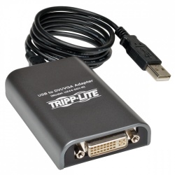 Tripp Lite by Eaton Adaptador USB 2.0 - DVI-I/VGA, Negro 