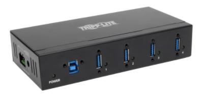 Tripp Lite Hub USB 3.0 de Alta Velocidad, 4 Puertos, 5000 Mbit/s, Negro 