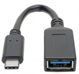 Tripp Lite by Eaton Cable USB C Macho - USB A Hembra, 15.2cm, Negro 