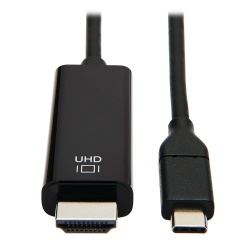 Tripp Lite by Eaton Cable USB C Macho - HDMI Macho, 4K 60Hz, 90cm, Negro 