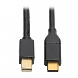 Tripp Lite Cable USB C Macho - Mini DisplayPort Macho, 1.83 Metros, Negro 