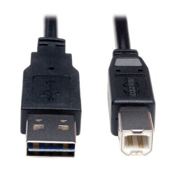 Tripp Lite Cable USB A 2.0 Macho - USB B Macho, 91cm, Negro 