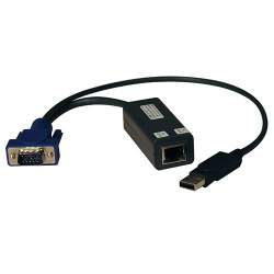 Tripp Lite by Eaton Cable KVM RJ45 Macho - HD15/USB A Hembra, Negro - 8 Piezas 