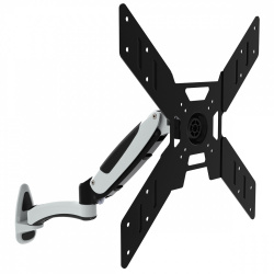 Tripp Lite by Eaton Soporte Giratorio para Pantallas 37'' - 50'', hasta 19.97kg, Negro/Plata 