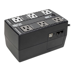 No Break Tripp Lite by Eaton ECO-UPS 350 Línea en Espera, 180W, 350VA, Entrada 120V, Salida 110V - 120V, 6 Salidas  