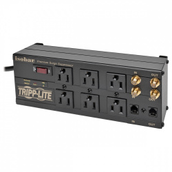 Tripp Lite by Eaton Supresor de Picos ISOBAR6DBS, 6 Contactos, 2850 Joules 