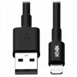 Tripp Lite by Eaton Cable Lightning Macho - USB Macho, 3 Metros, Negro 
