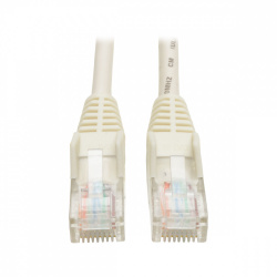 Tripp Lite by Eaton Cable Patch Cat5e UTP Moldeado Sin Enganches RJ-45 Macho - RJ-45 Macho, 2.13 Metros, Blanco 