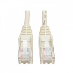 Tripp Lite by Eaton Cable Patch Moldeado sin Enganches Cat5e RJ-45 Macho - RJ-45 Macho, 7.62 Metros, Blanco 