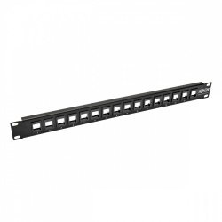 Tripp Lite by Eaton Panel de Parcheo Cat5e/Cat6, 16 Puertos RJ-45, 1U, Negro 