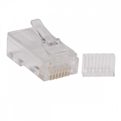 Tripp Lite by Eaton Conector Cat6 RJ-45, Transparente, 100 Piezas 