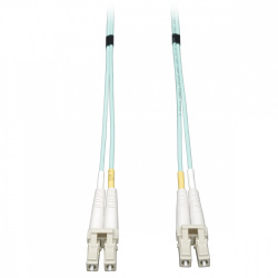 Tripp Lite by Eaton Cable Fibra Óptica Multimodo OM3 LC Macho - LC Macho, Núcleo 50µm, Cubierta 125µm, 3 Metros, Azul 