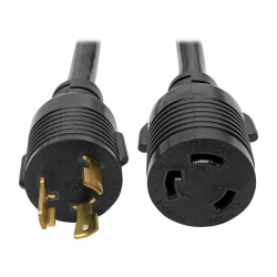 Tripp Lite by Eaton Cable de Poder NEMA L6-30P Macho - NEMA L6-30P Hembra, 4.2 Metros, Negro 