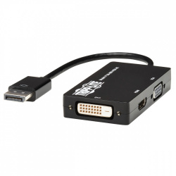 Tripp Lite by Eaton Adaptador DisplayPort Macho - HDMI/DVI/VGA Hembra, Negro 