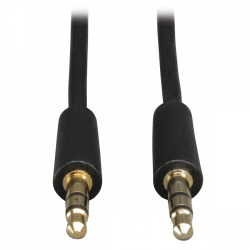 Tripp Lite by Eaton Cable AUX 3.5mm Macho - 3.5mm Macho, 4.57 Metros, Negro 