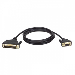 Tripp Lite by Eaton Cable DB9 Hembra - DB25 Macho, 1.83 Metros, Negro 