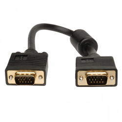 Tripp Lite by Eaton Cable VGA Coaxial para Monitor, VGA (D-Sub) Macho - VGA (D-Sub) Macho, 30cm, Negro 