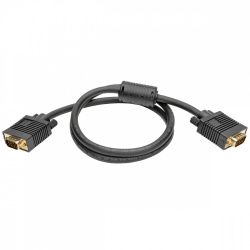 Tripp Lite by Eaton Cable VGA Coaxial para Monitor, HD15 Macho - Macho, 90cm, Negro 