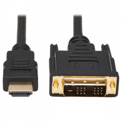 Tripp Lite by Eaton Cable HDMI 1.3 Macho - DVI-D Macho, 1080p, 60Hz, 1.83 Metros, Negro 