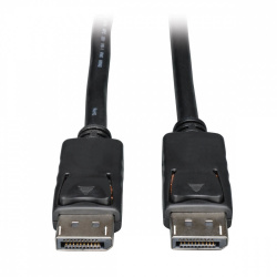 Tripp Lite by Eaton Cable con Broche DisplayPort 1.2 Macho - DisplayPort 1.2 Macho, 4K, 60Hz, 90cm, Negro 