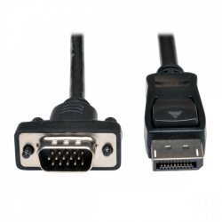 Tripp Lite by Eaton Cable DisplayPort 1.2 Macho - VGA Macho, 1080p, 1.83 Metros, Negro 