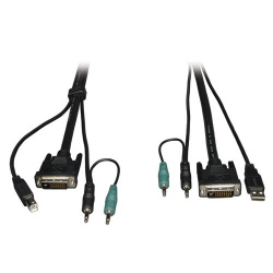 Tripp Lite by Eaton Juego de Cables de 1.83 Metros para KVM's Seguros B002-DUA2/B002-DUA4 