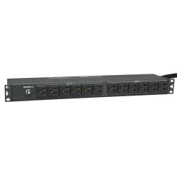 Tripp Lite by Eaton PDU2430 PDU Monofásico Básico, 30A 120V, para Instalación Horizontal en 1U de Rack 