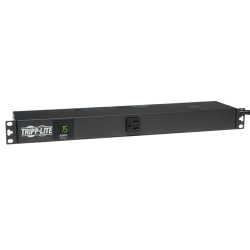 Tripp Lite by Eaton PDU Monofásico con Medidor Digital, 15A 120V, para Instalación Horizontal en 1U de Rack 