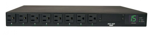 Tripp Lite by Eaton PDU Monofásico con Medidor Digital, 5A 120V, Instalación Horizontal 1U de Rack 