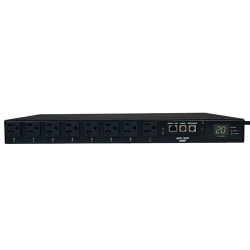 Tripp Lite by Eaton PDU Monofásico Controlable / Switch de Transferencia Automática, 1.9kW 20A 120V, Instalación Horizontal 1U en Rack 