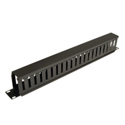 Tripp Lite by Eaton Finger Duct Organizador de Cables Horizontal para Rack de 19'', 1U, Negro 