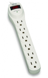 Tripp Lite by Eaton Supresor de Tensión Protect it!, 6 Contactos, 180 Joules, 60cm, Blanco 