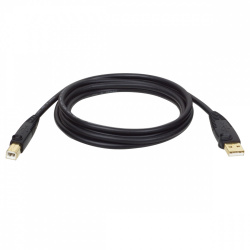 Tripp Lite by Eaton Cable USB 2.0 A Macho - USB 2.0 B Macho, 3.05 Metros, Negro 