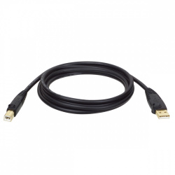 Tripp Lite by Eaton Cable USB 2.0 A Macho - USB 2.0 B Macho, 4.57 Metros, Negro 
