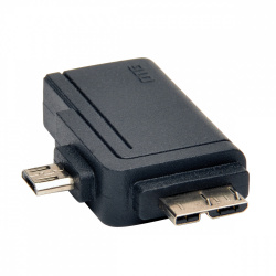 Tripp Lite by Eaton Adaptador OTG 2 en 1 USB A Hembra - Micro USB 2.0 B/Micro USB 3.0 B Macho, Negro 