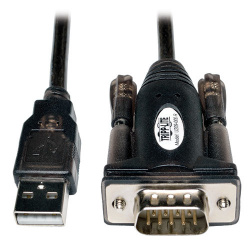 Tripp Lite by Eaton Cable Serial USB A Macho - DB9, 400mm 