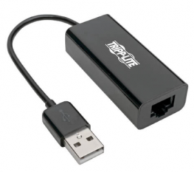 Tripp Lite by Eaton Adaptador USB 2.0 A Macho - RJ-45 Hembra, Negro 