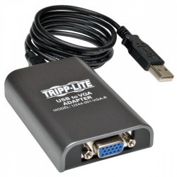 Tripp Lite by Eaton Adaptador USB 2.0 Macho - VGA Hembra, Negro 