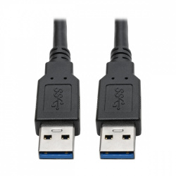 Tripp Lite by Eaton Cable USB Macho - USB Macho, 1.8 Metros, Negro 