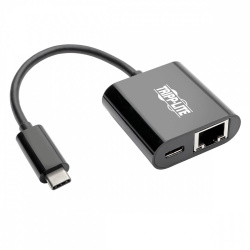 Tripp Lite by Eaton Adaptador de Red Gigabit  USB C - USB 3.1 Gen1, 5 Gbps, Compatible con Thunderbolt 3 