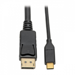 Tripp Lite by Eaton Cable USB C Macho - DisplayPort Macho, Compatible con Thunderbolt 3, 3 Metros, Negro 