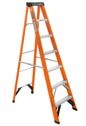 Escalera Plegable Truper 100226, Fibra de vidrio, 3.4 Metros, 6 Peldaños, hasta 175kg 
