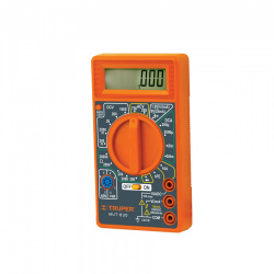 Truper Multímetro Digital MUT-830,200 - 1000V, Naranja 