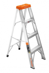 Escalera de Tijera Truper EST-23, Aluminio, 2.4 Metros, 3 Peldaños, hasta 175Kg 