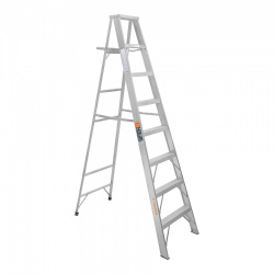 Escalera de Tijera Truper ESTA-27, Aluminio, 3.7 Metros, 7 Peldaños, hasta 175Kg 