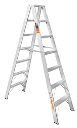 Escalera Plegable Truper ESTD-26, Aluminio, 2.4 Metros, 6 Peldaños, hasta 175kg 