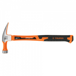 Martillo Truper MAR-18F, 18Oz, 38cm, con Mango Fibra de Vidrio 
