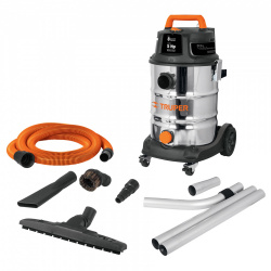 Truper Aspiradora Industrial ASPI-08X, 30 Litros, Acero Inoxidable 