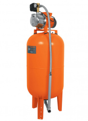 Truper Bomba Hidroneumática HIDR-1-1/2X150, 150L, 3780L/h, Naranja 
