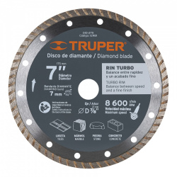 Truper Disco de Diamante para Máquinas Eléctricas DID-270, 7